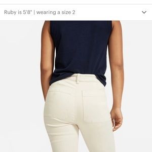 Everlane slim leg crop pant size 2 (regular length) sandstone